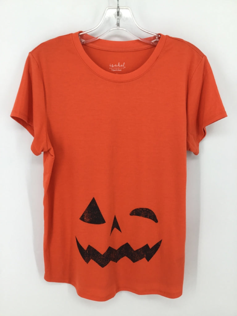 isabel Maternity Child Size S Orange Halloween Maternity Top