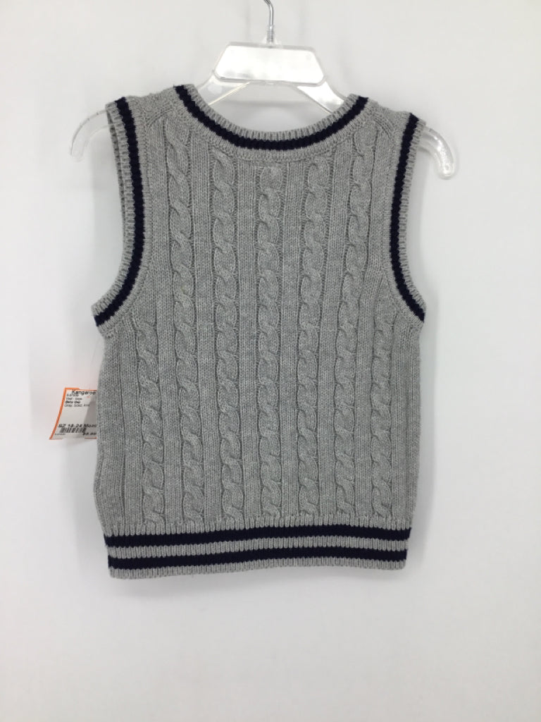 Baby Gap Child Size 18-24 Months Gray Solid Vest - boys