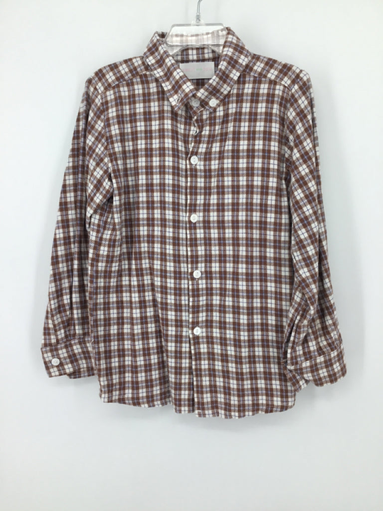 Cecil and Lou Child Size 6 Brown Plaid Shirt - boys