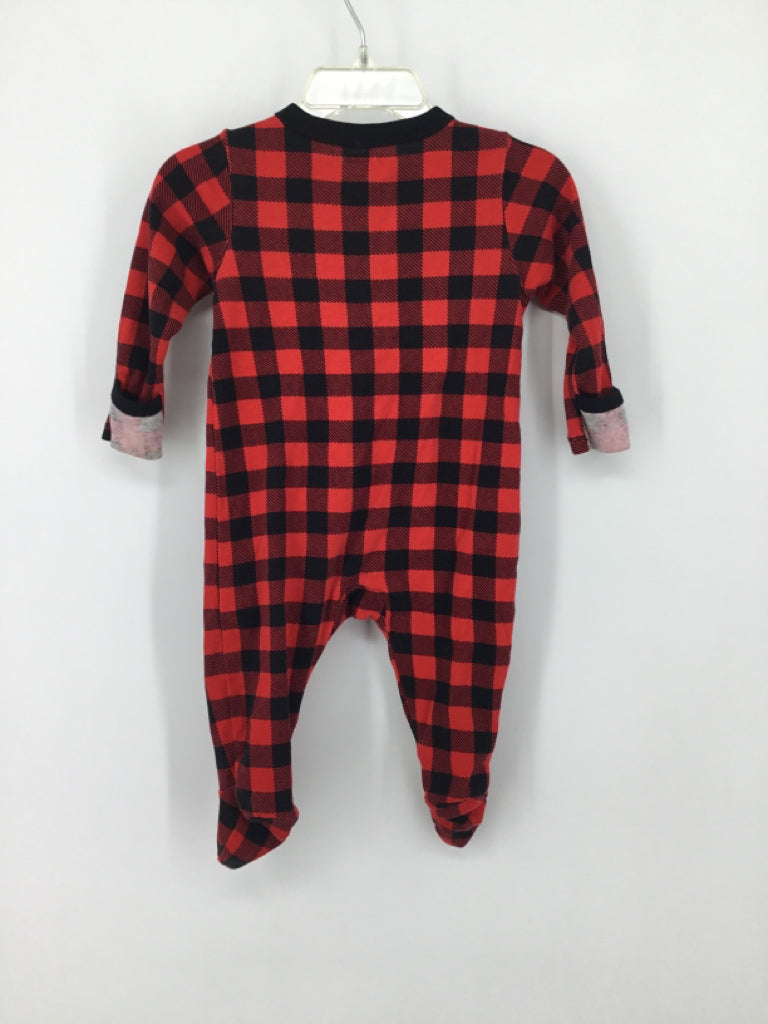 Old Navy Child Size 6-9 Months Red Sleepers
