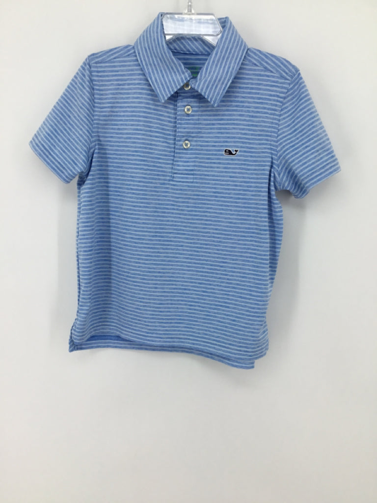 vineyard vines Child Size 5 Blue Stripe Shirt - boys