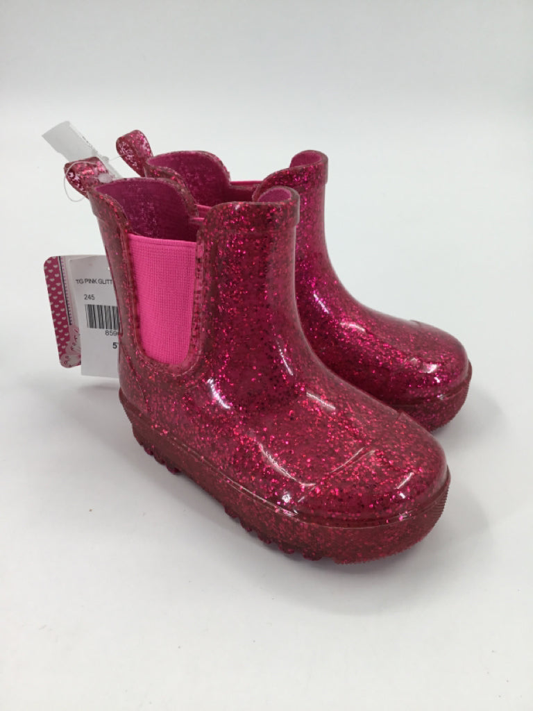 Stepping Stones Child Size 5 Toddler Pink Rain/Snow Boots