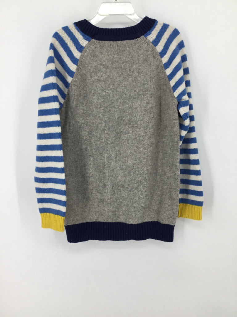 Mini Boden Child Size 7 Blue Animals Sweater - boys