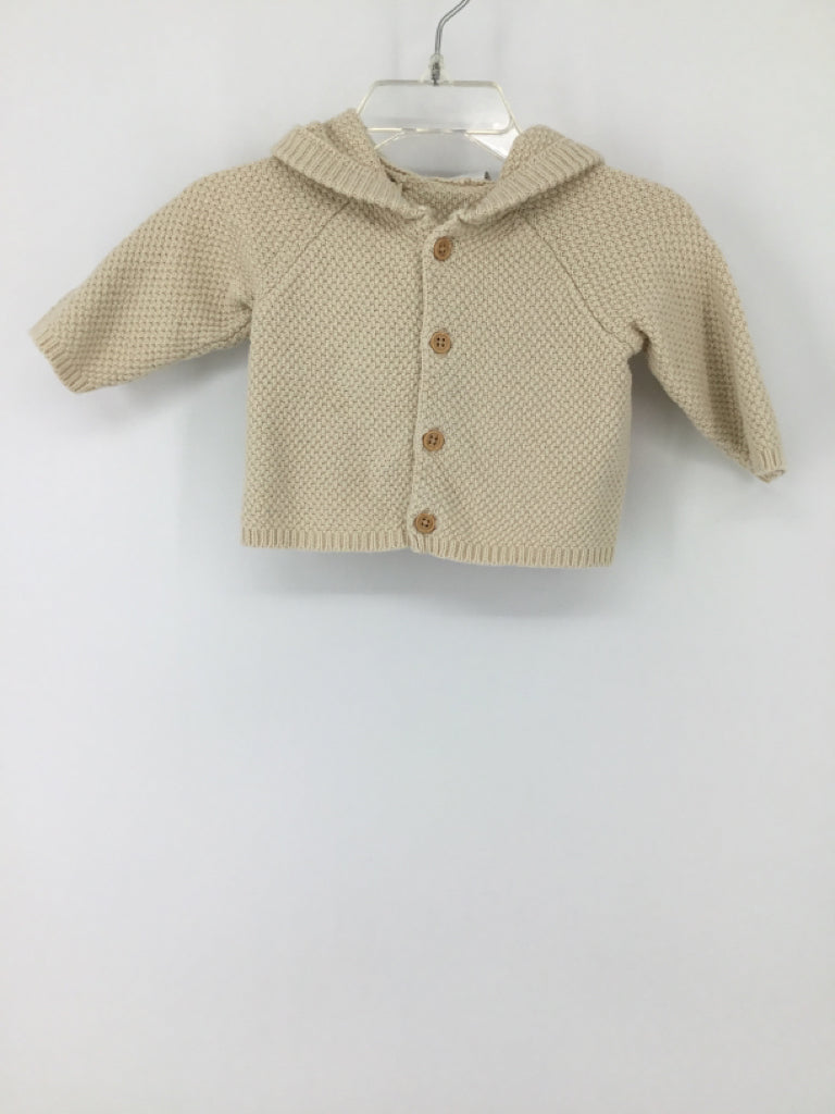Modern Moments Child Size 0-3 Months Tan Solid Sweater - boys