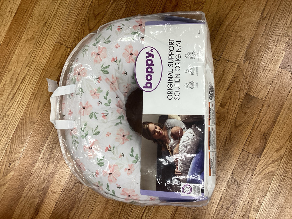 Boppy White Print Nursing Pillow