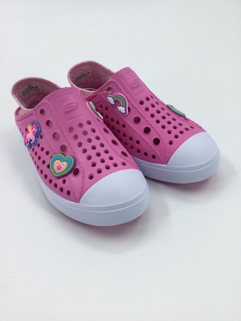 Skechers Child Size 13 Pink Sandals/Flip Flops