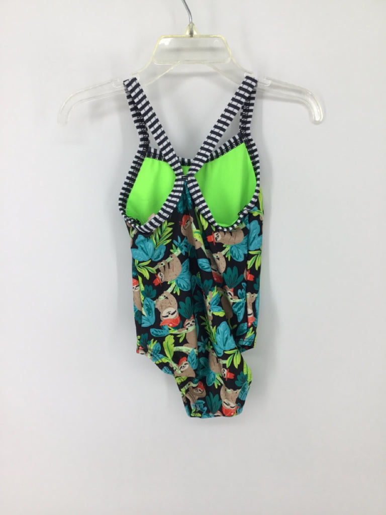 Dolphin Child Size 2 Multi-Color Swimwear - girls