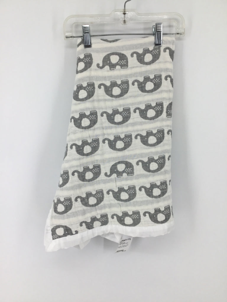 Living Textiles Gray Elephant Blanket