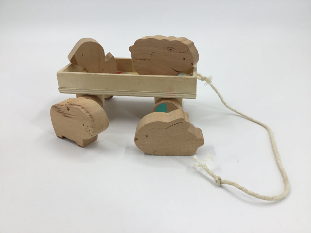 Kiwi Co Panda Crate Wooden Wagon with Animals