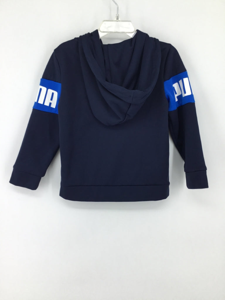 Puma Child Size 3 Navy Solid Hoodie - boys