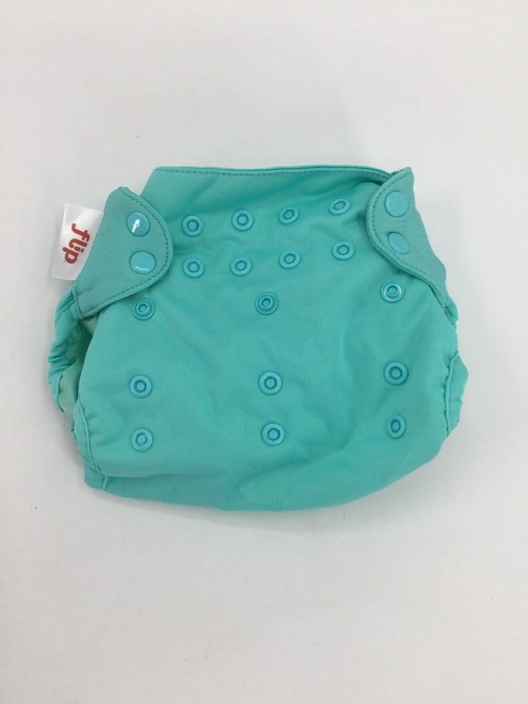 Flip Child Size One Size Blue Solid Cover Cloth Diaper
