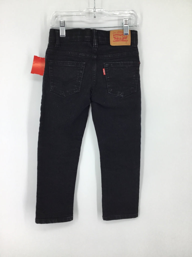 Levi's Child Size 6 Black Solid Jeans - boys