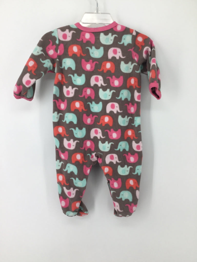 Carter's Child Size 3 Months Pink Sleepers