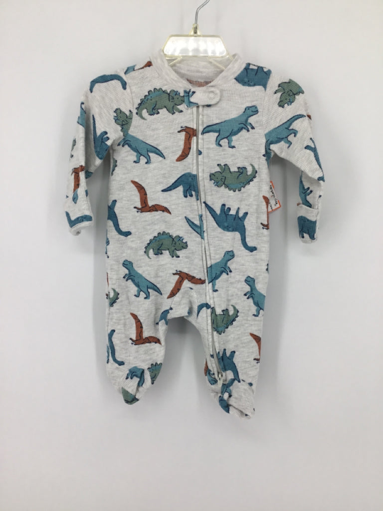 Just One You Made by Carters Child Size 3 Months Gray Sleepers