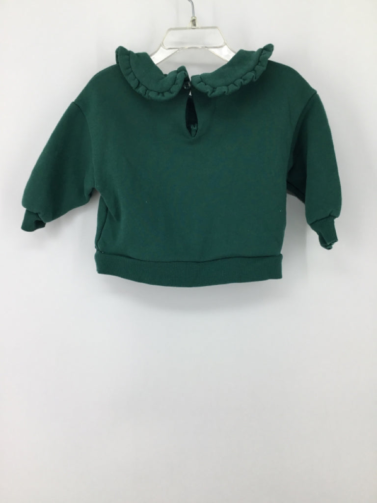 Carter's Child Size 18 Months Green Sweatshirt - girls