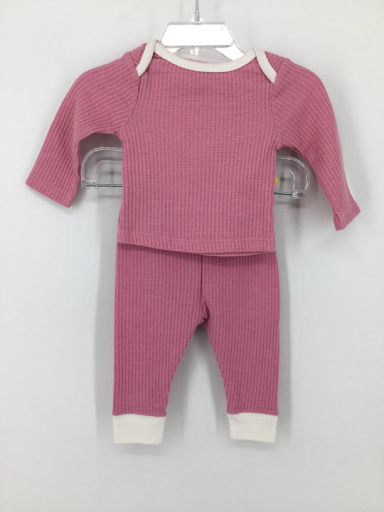 cloud island Child Size 0-3 Months Pink Outfit - girls