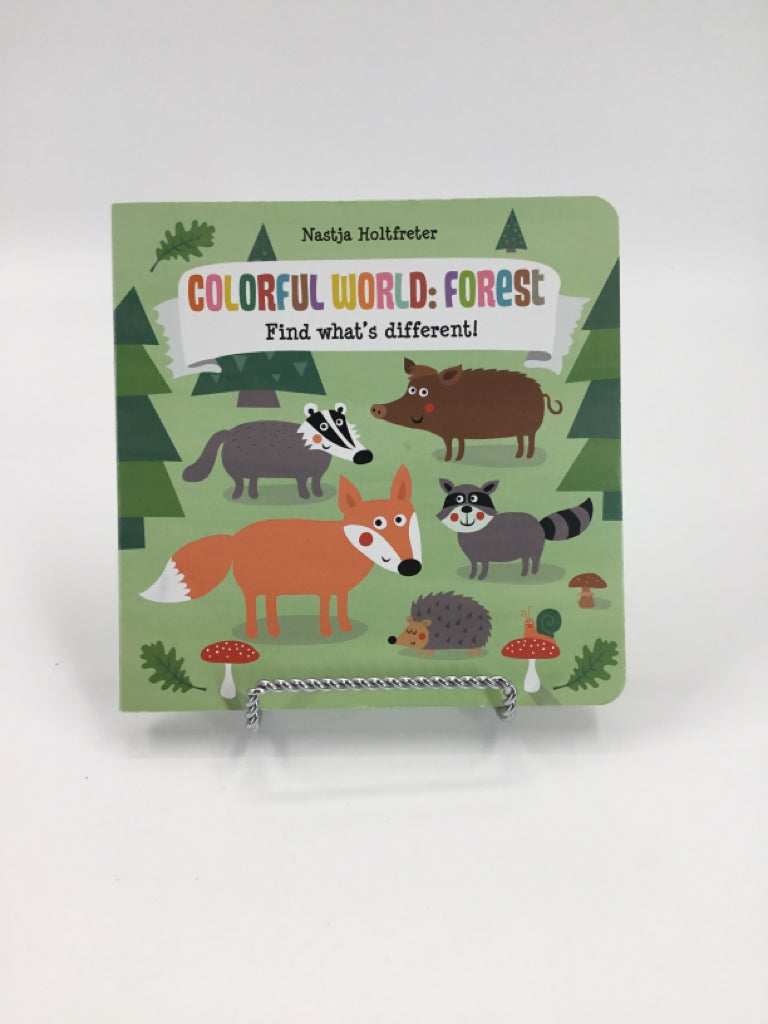 Colorful World: Forest Find What's Different Board Book
