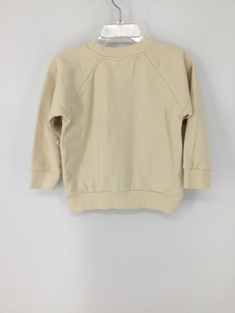 Mango Kids Child Size 2 Cream Christmas Sweatshirt