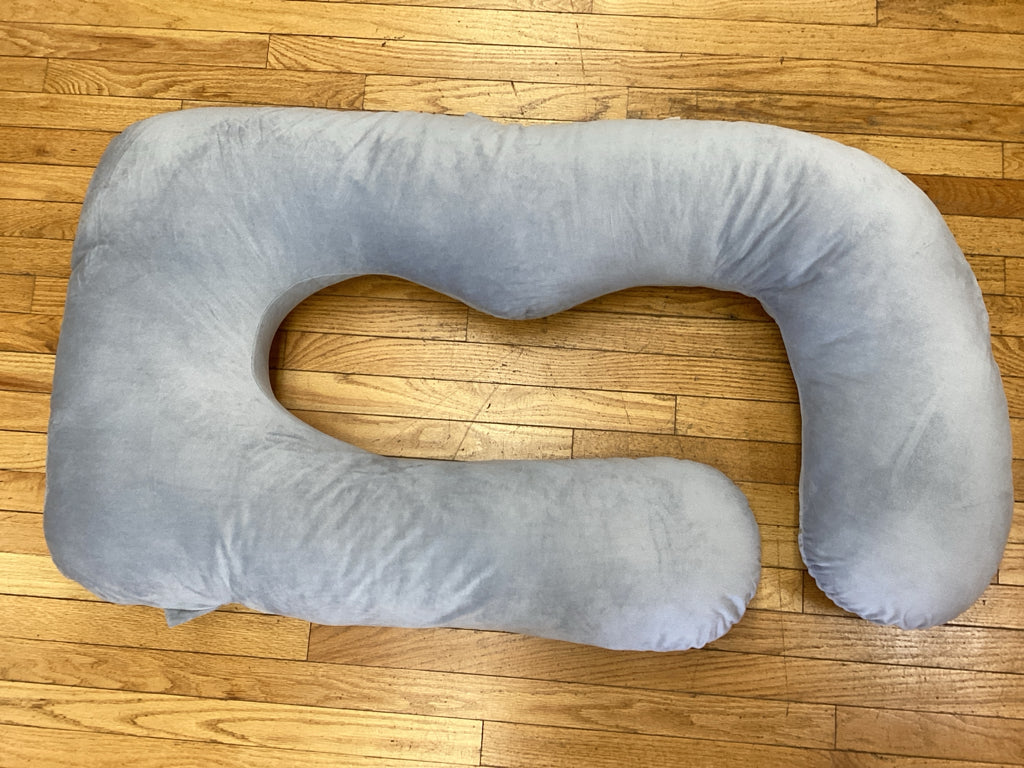Mom Cozy Gray Maternity Pillow