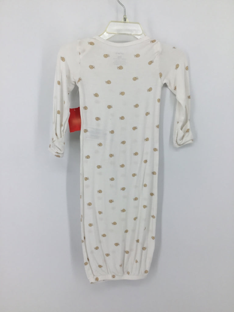 Carter's Child Size 3 Months White Pajamas - girls