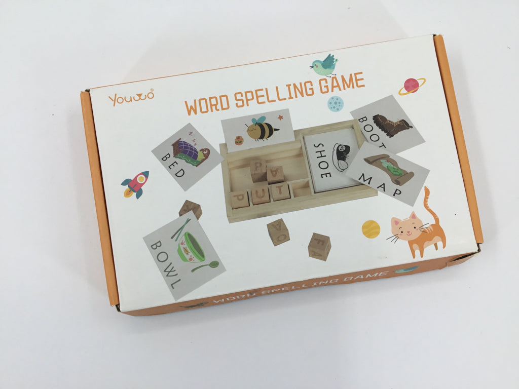 Wooden Word Spelling Game