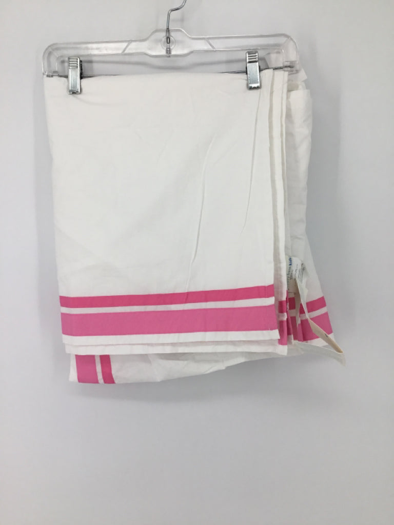 Pottery Barn Kids Pink Crib Skirt