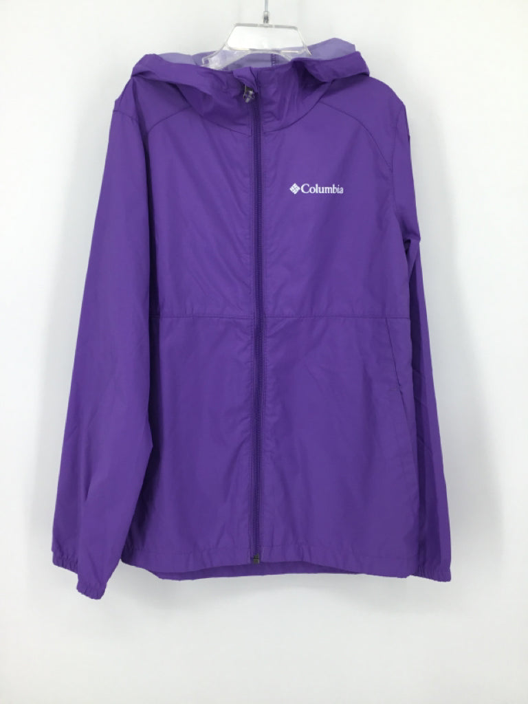 Columbia Child Size 10 Purple Raincoat - girls