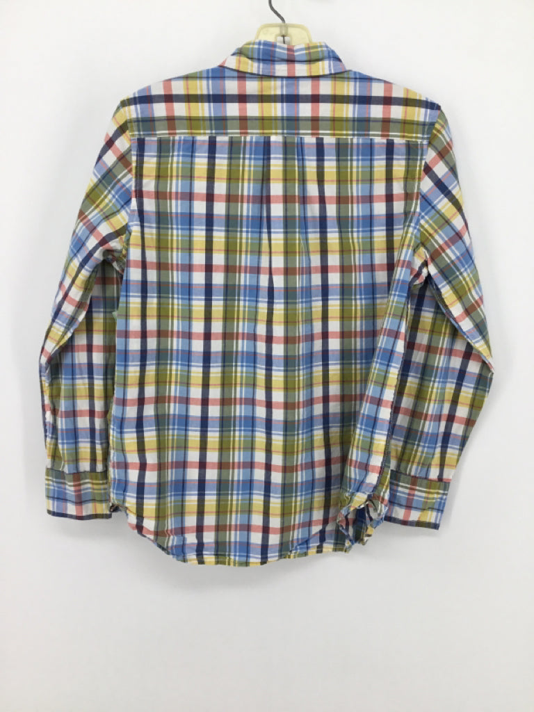 Gap Kids Child Size 8 Multi-Color Plaid Shirt - boys