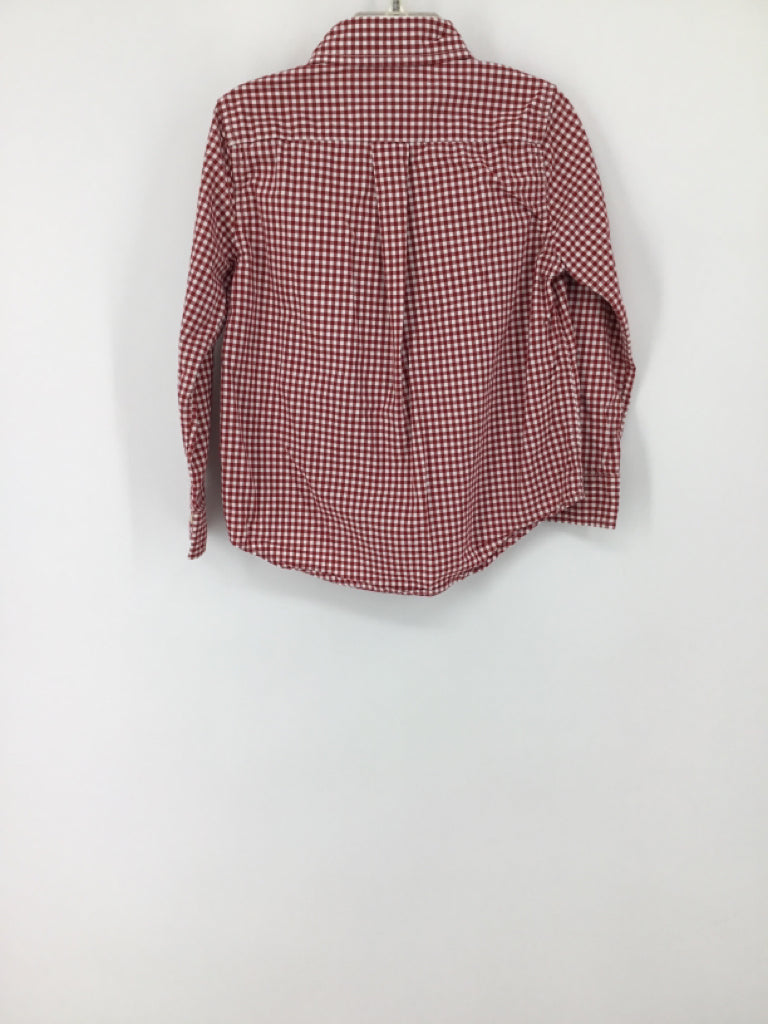 Ralph Lauren Child Size 4 Red Gingham Shirt - boys