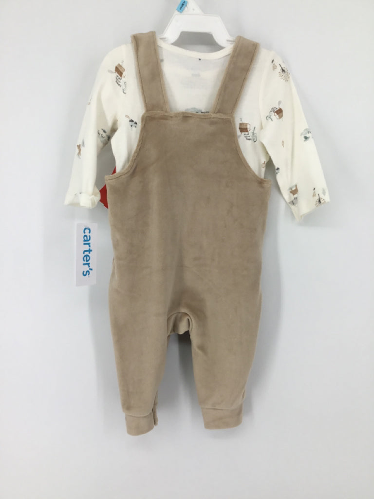 Carter's Child Size 6 Months Tan Solid Outfit - boys