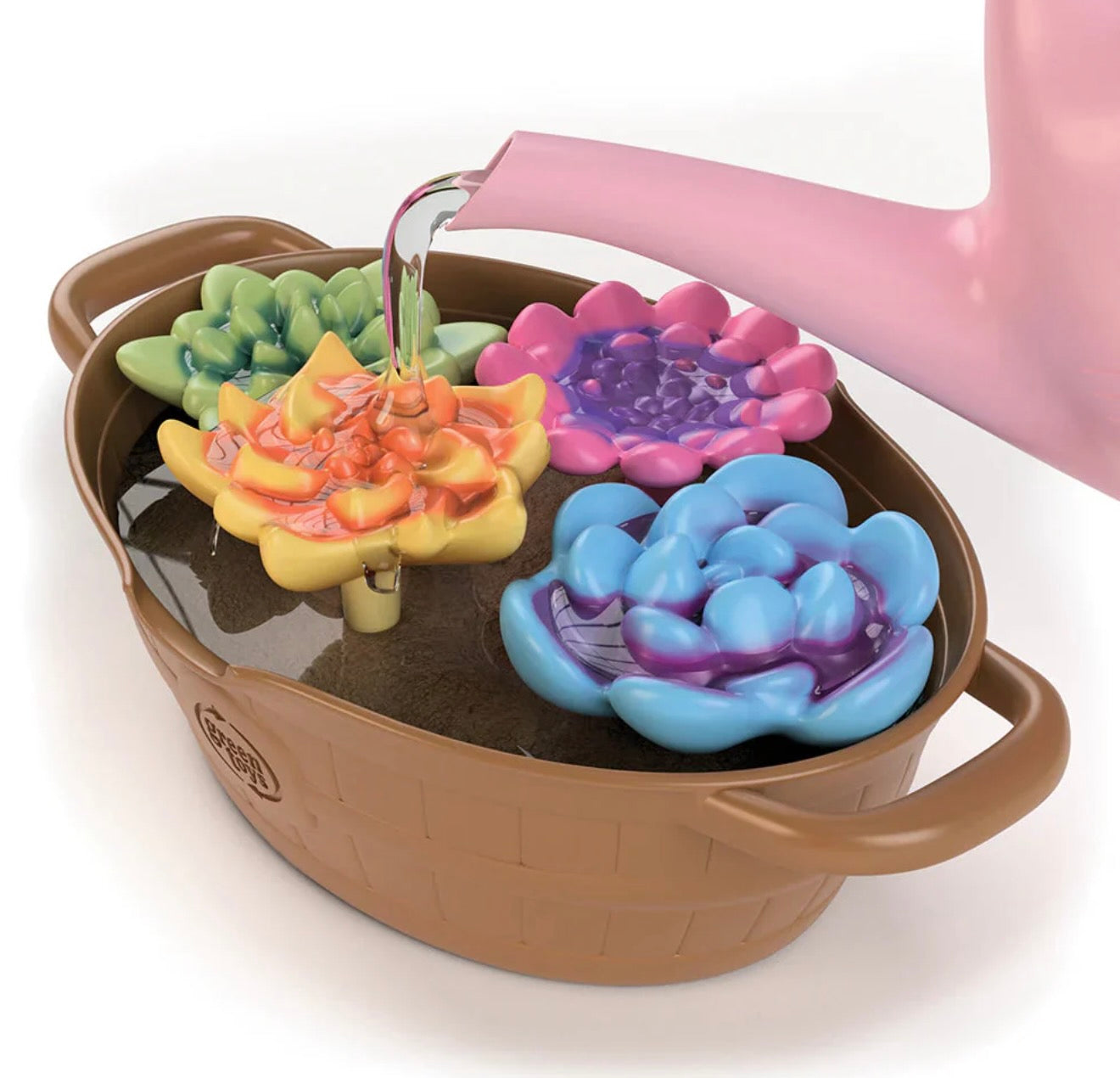 Green Toys - Magic Flower Watering Can Activity Set
