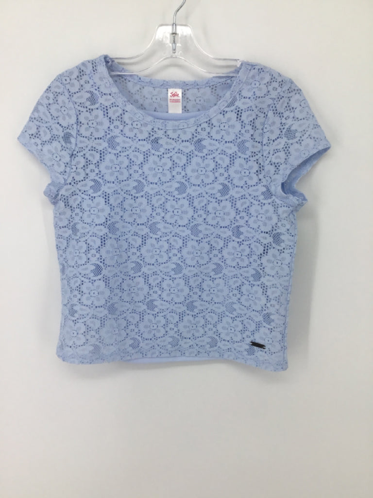 Justice Child Size 8 Blue Shirt - girls
