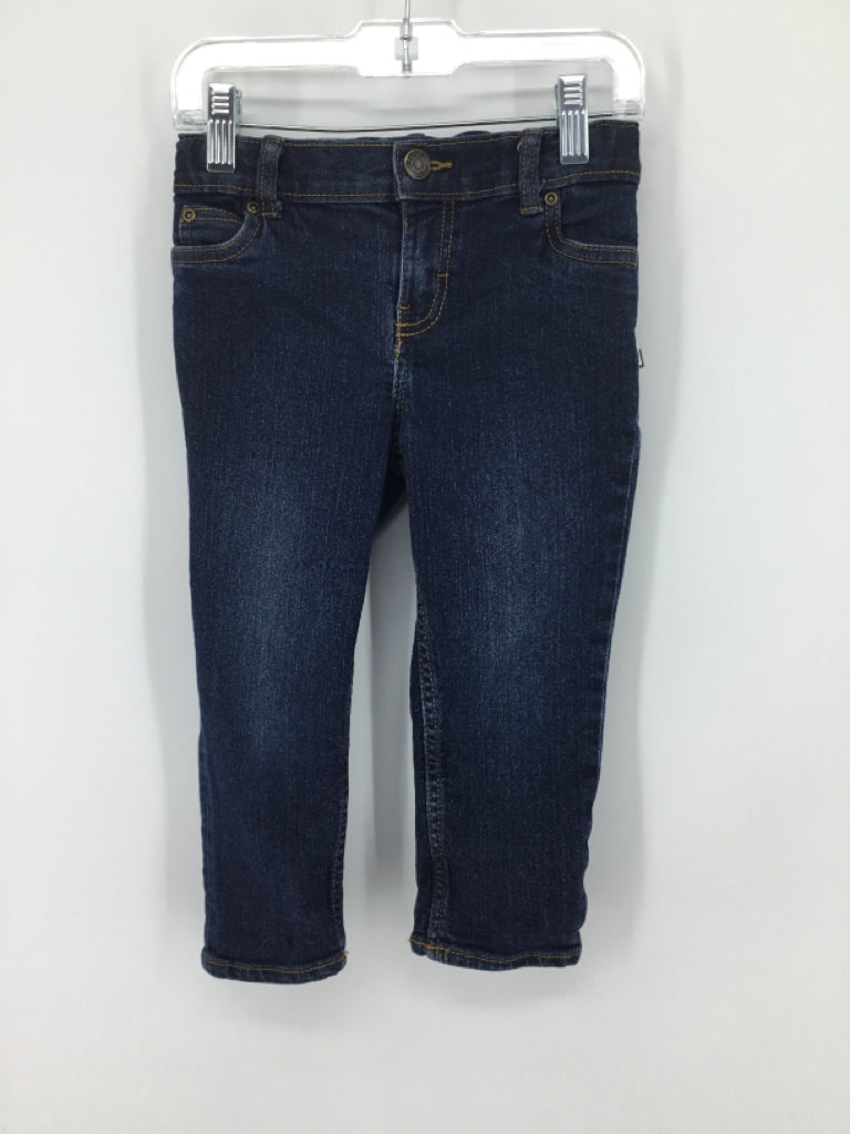 Carter's Child Size 3 Blue Solid Jeans - boys