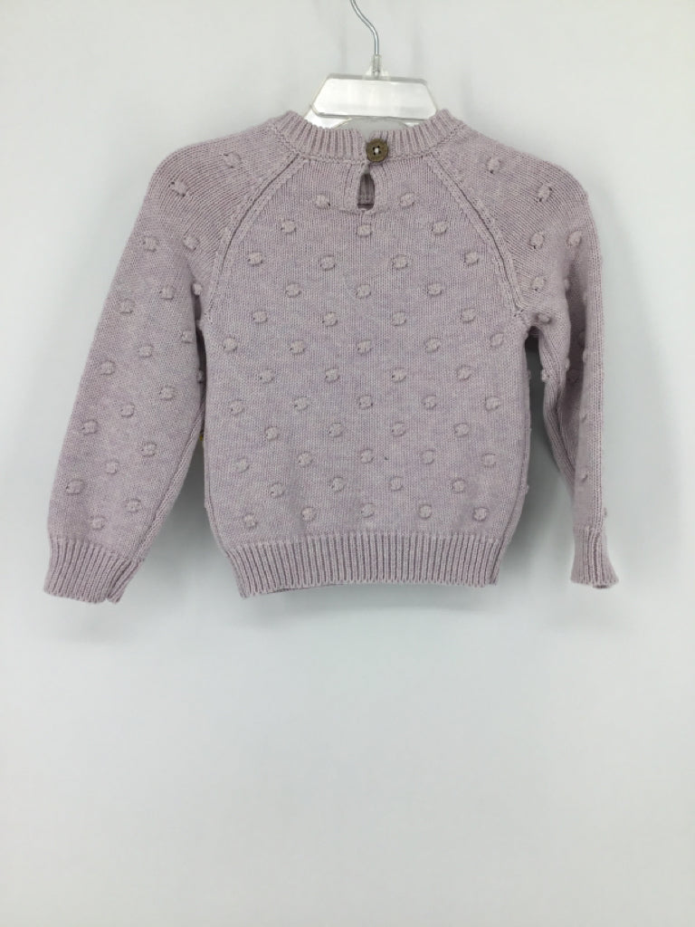 Jamie Kay Child Size 6-12 Months Purple Sweater - girls