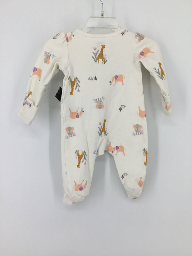 Carter's Child Size 3 Months White Sleepers