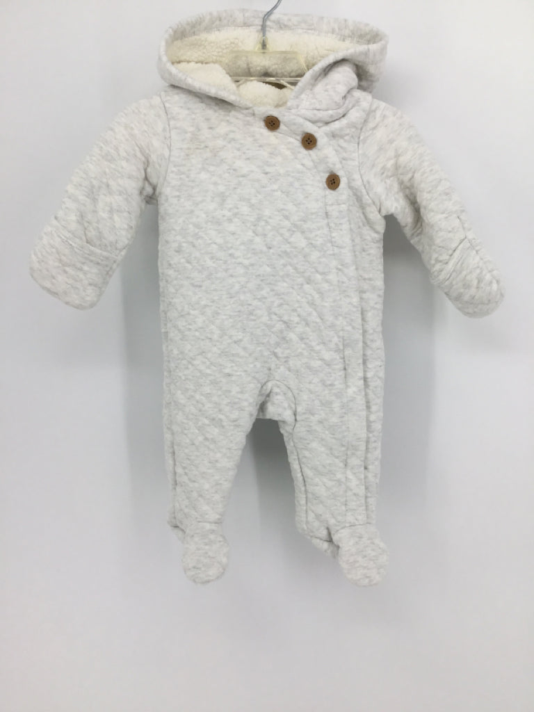 Carter's Child Size 3 Months Gray Solid Outerwear - boys
