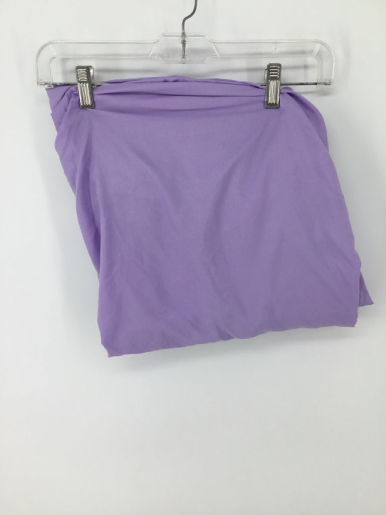 Everyday Kids Purple Crib Sheet