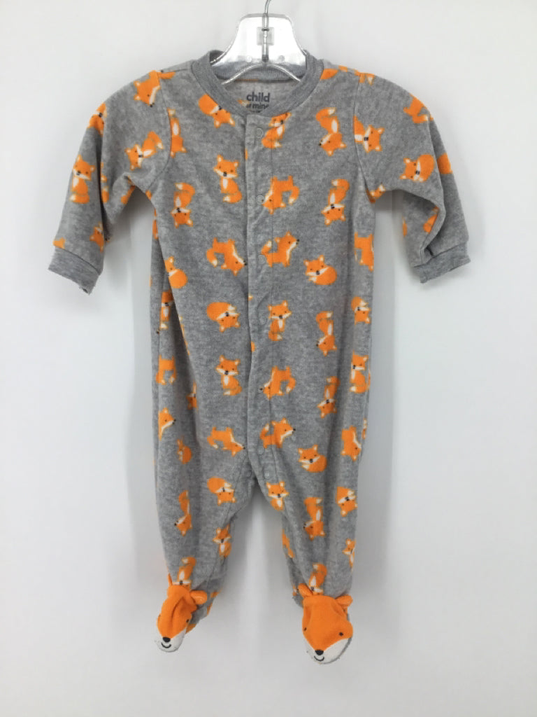 Child of Mine Child Size 3-6 Months Gray Sleepers