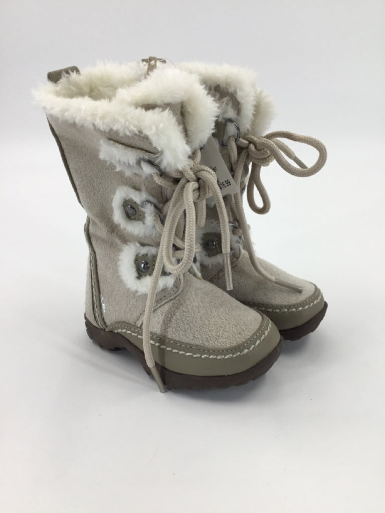 Nine West Child Size 5 Toddler Tan Boots