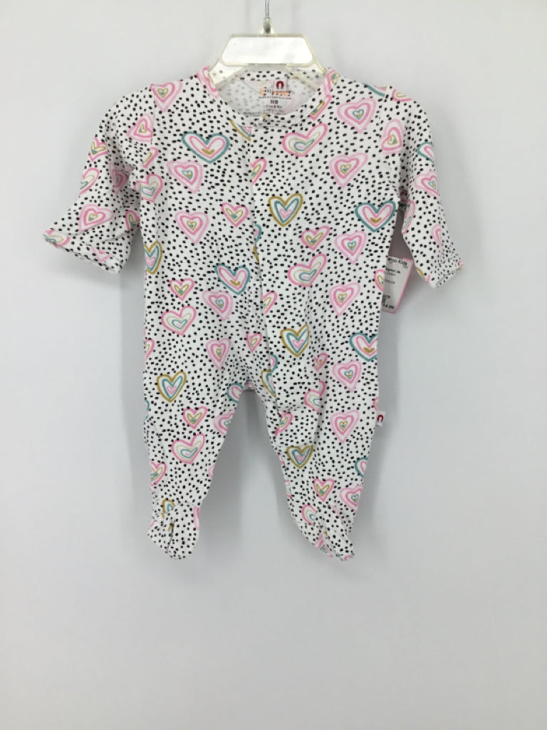 E=MC2 by Magnetic Me Child Size Newborn Pink Sleepers