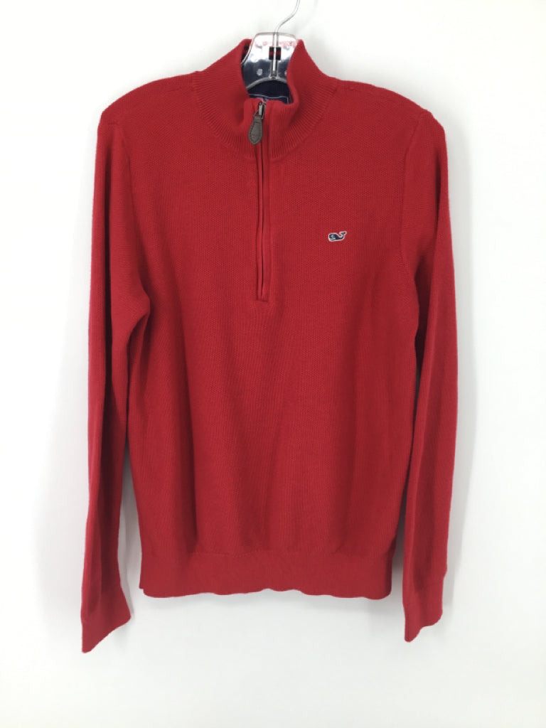 vineyard vines Child Size 12 Red Solid Sweater - boys
