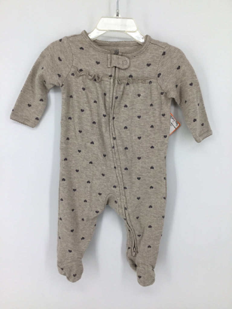 Just One You Made by Carters Child Size 6 Months Tan Sleepers