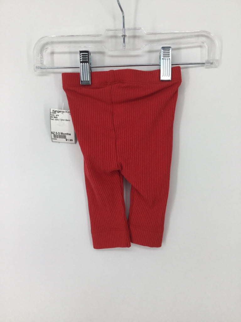 Old Navy Child Size 0-3 Months Red Pants - girls