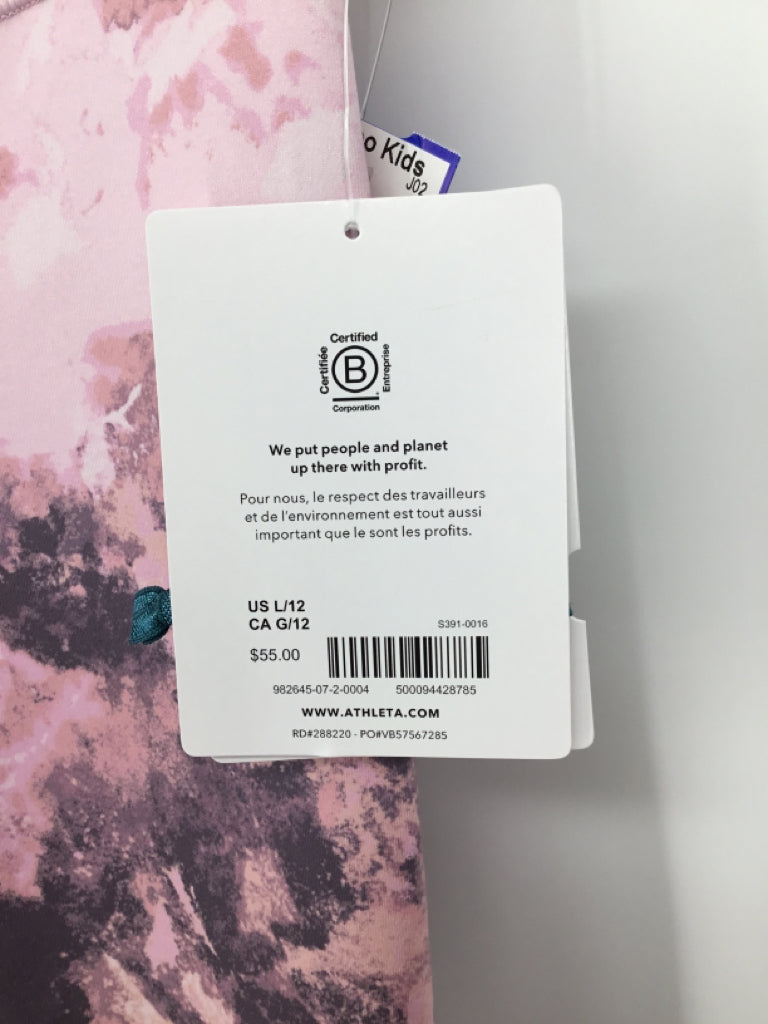 Athleta Girl Child Size 12 Pink Pants - girls