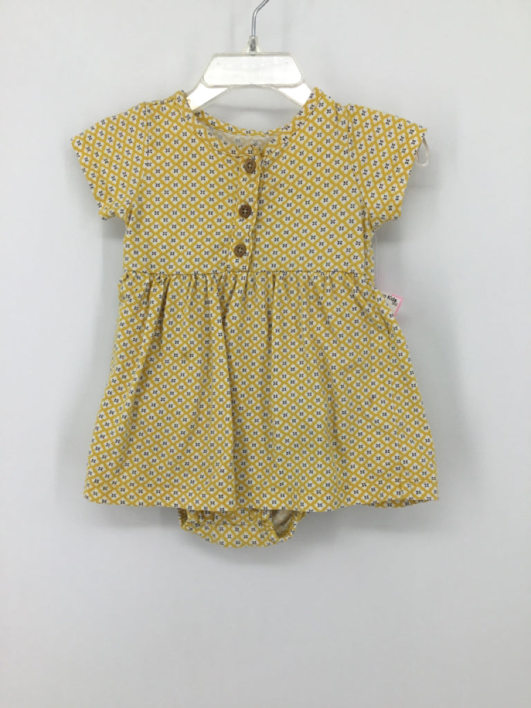 Carter's Child Size 6 Months Yellow Outfit - girls