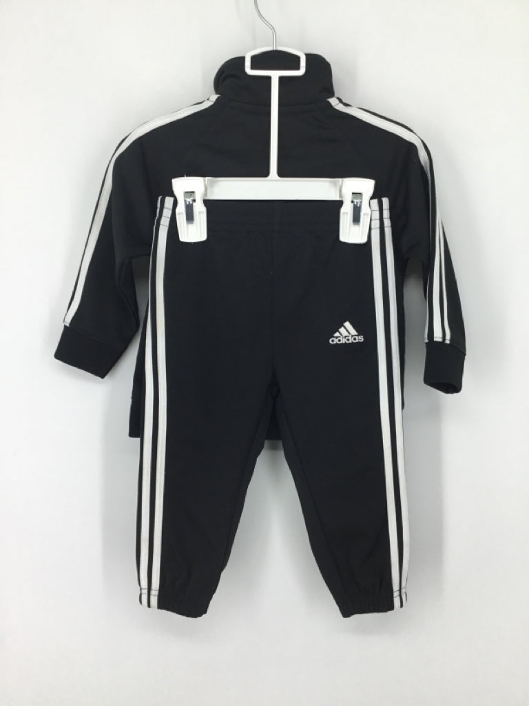 Adidas Child Size 12 Months Black Solid Outfit - boys