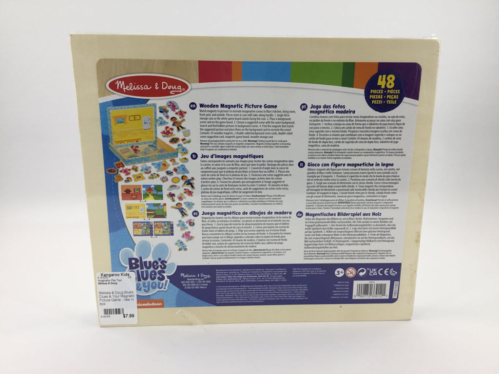 Melissa & Doug Blue's Clues & You! Magnetic Picture Game