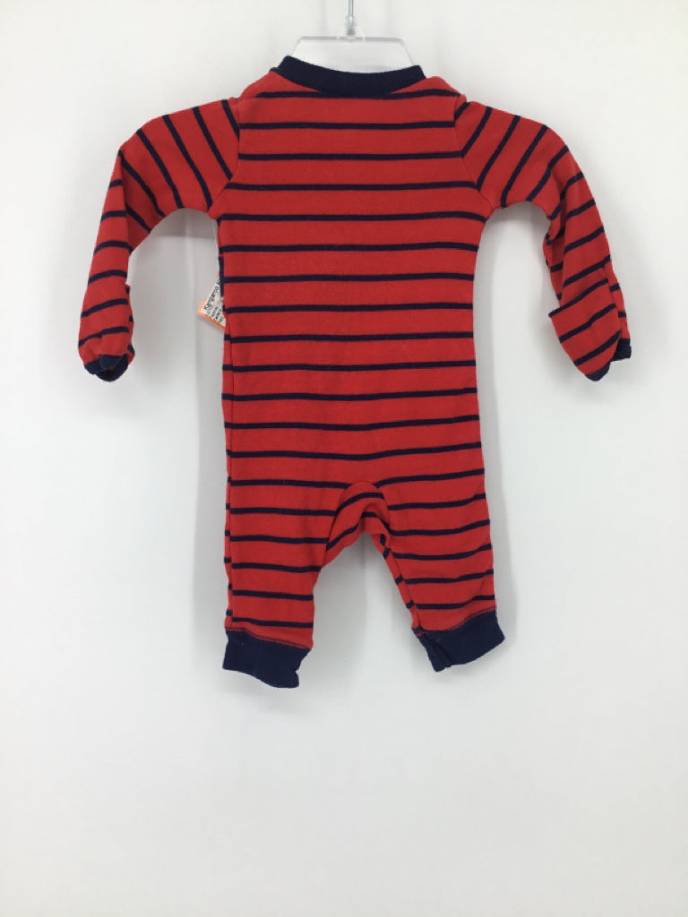 Carter's Child Size Newborn Red Stripe Pajamas - boys