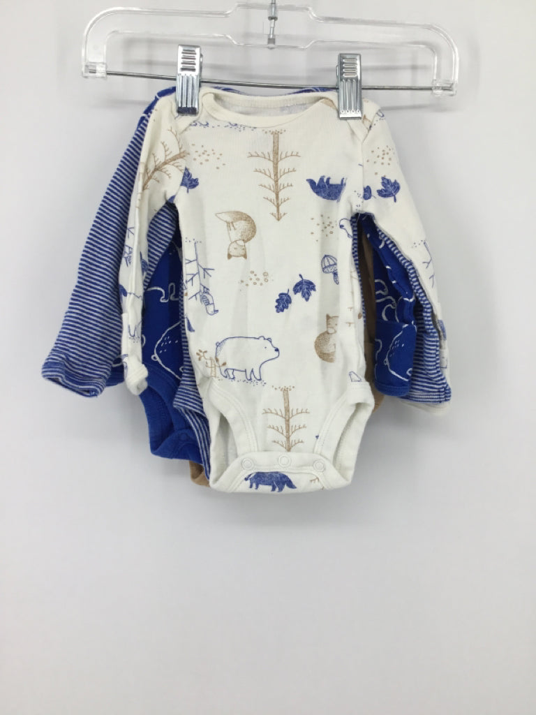 Carter's Child Size Newborn Blue Onesie