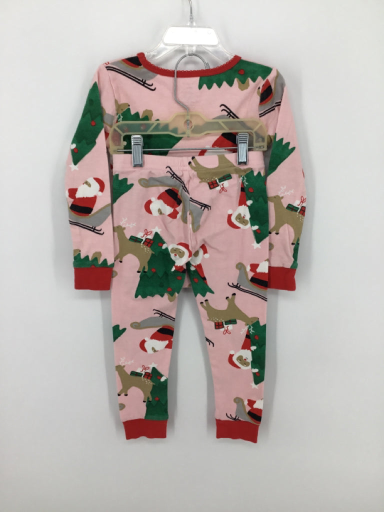 Carter's Child Size 5 Toddler Pink Christmas Pajamas